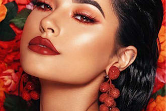 high end skin beauty, wedding and portrait photo retouching