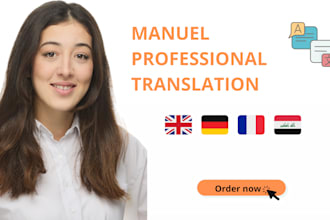 professionally translate in arabic, english, french, german