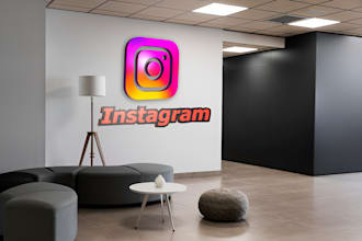 design virtual office background for zoom with your logo