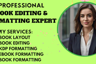 design and format your book and manuscript for KDP and paperback publishing