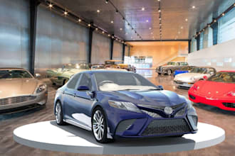 create 3d car showroom, 3d car dealership, 3d exhibition stand design