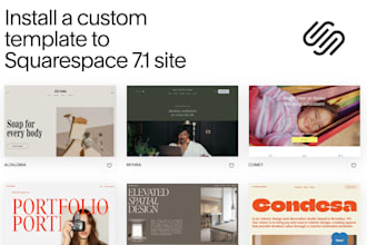 install a custom template on your squarespace 71 site