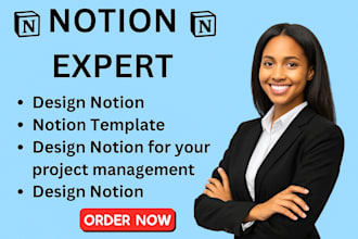 design notion, notion template, and notion website for your project management