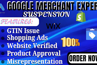 fix google merchant center suspension, misrepresentation, shopping ads and gtin