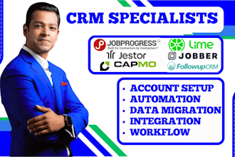 followup crm jobber jestor lime capmo job progress construction crm automation