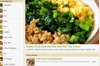 powered cooking website, delivery web app, ai booking, recipe saas website