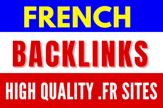 provide french link guest post with high da dofollow french SEO backlinks