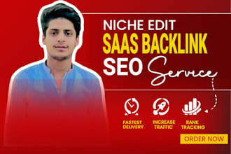 do SEO saas backlinks on high dr saas websites through link building