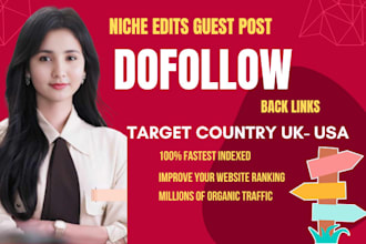 provide niche edit backlinks from high da UK and USA websites