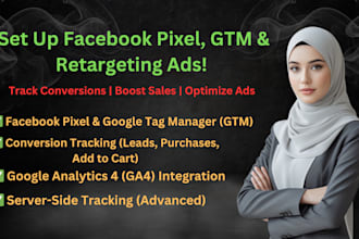 set up facebook pixel and GTM tracking