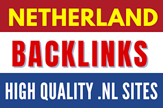 build netherlands SEO high da dofollow contextual dutch backlinks