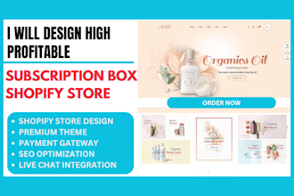 build custom subscription box shopify store membership website shopify marketing