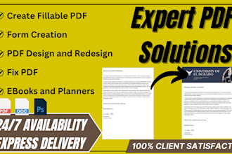 create fillable PDF forms, interactive PDF editable, and ebook