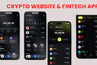 develop fully web3 app, crypto website, nft website with blockchain integration