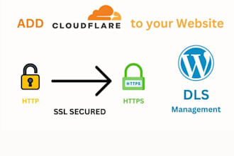 connect your website with cloudflare and fix SSL and dns issues