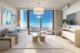 rebuild 3d home interior reform,bedroom,TV room, porch cgi,4k render,3d lumion