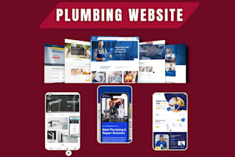 build a plumbing, cleaning, handyman and roofing website