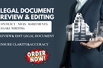 deliver essential real estate contracts, audit report, ndas, property agreements