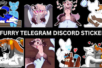 create furry stickers nsfw animated stickers for telegram and discord community