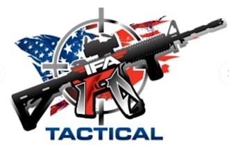 design attractive gun logo with unlimited revision