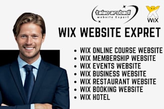 setup wix online course wix booking membership hotels events restaurant website