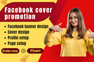 make a logo and banner design for facebooks cover photos