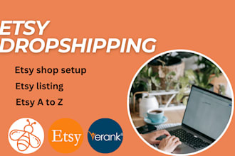 list hot selling etsy drop shipping products on your etsy store with SEO