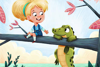 children story book illustration children story book illustration