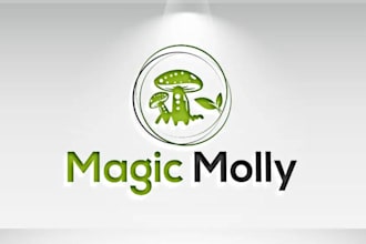 design a logo for mushroom service business and company