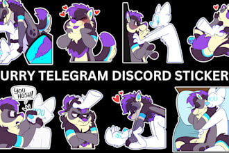 draw furry telegram stickers nsfw furry stickers discord animated stickers GIF