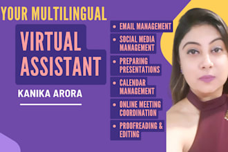 be your trilingual VA for china, india business support