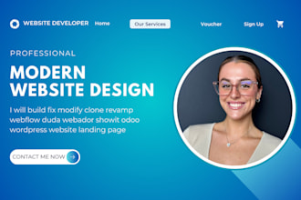 design redesign or clone wordpress hostinger webador hubspot wix website design