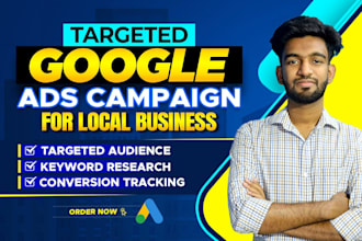 set up and manage google ads PPC campaign for local business