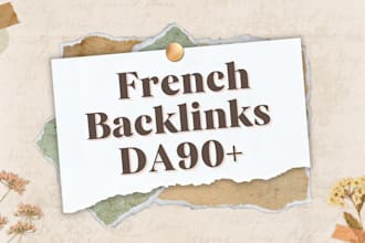 build da90 french seo dofollow backlinks for google france ranking