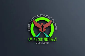 design a logo for church service for you
