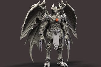 create 3d character design, 3d nfsw sculpting for stl 3d printing animation game