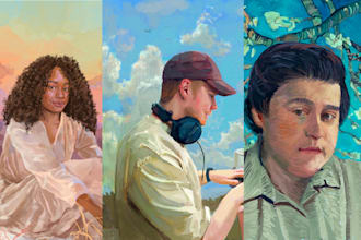 create artistic portraits in a unique style
