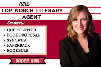 help you find literary agent for your manuscript and movie script