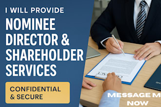 provide nominee director and shareholder services