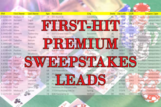 generate exclusive sweepstakes leads