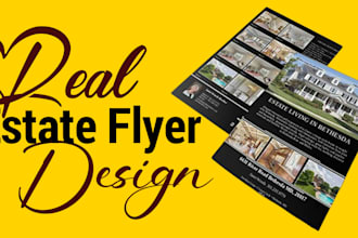 design unique credit repair flyer, tax flyer , instagram and real estate flyer