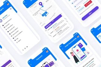 develop creative UI mobile app for android and IOS with flutter firebase