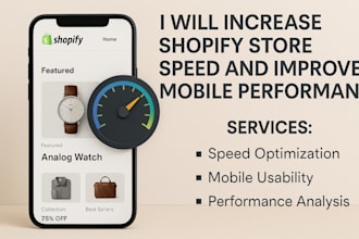 increase shopify store speed and improve mobile performance