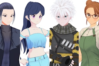 make a 3d vroid model for vtubers or vrchat