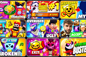 design a brawl stars thumbnail