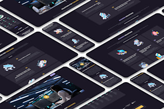 design a stunning one page website or landing page