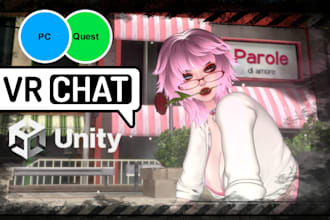 3d vrchat avatar model, vroid model, vr character, 3d vtuber, booth avatar, vrm