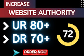 increase domain rating ahrefs dr domain authority moz da ur