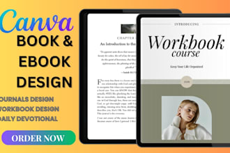 do canva ebook design workbook devotional journal design for amazon kdp