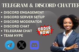 chat and engage in your discord server chat discord telegram chatters